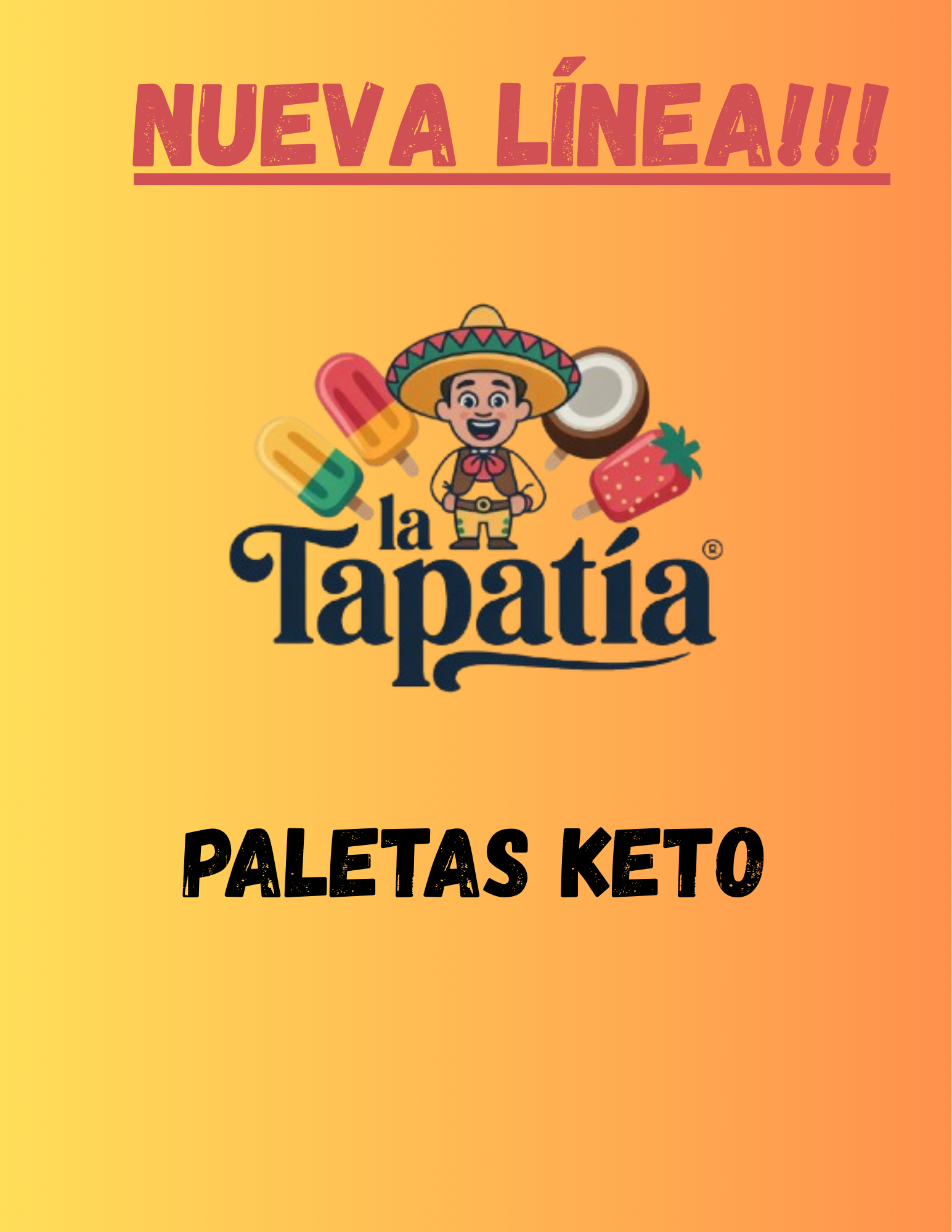 Paletas Keto sin azúcar añadido