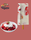 Paleta de Fresas con crema