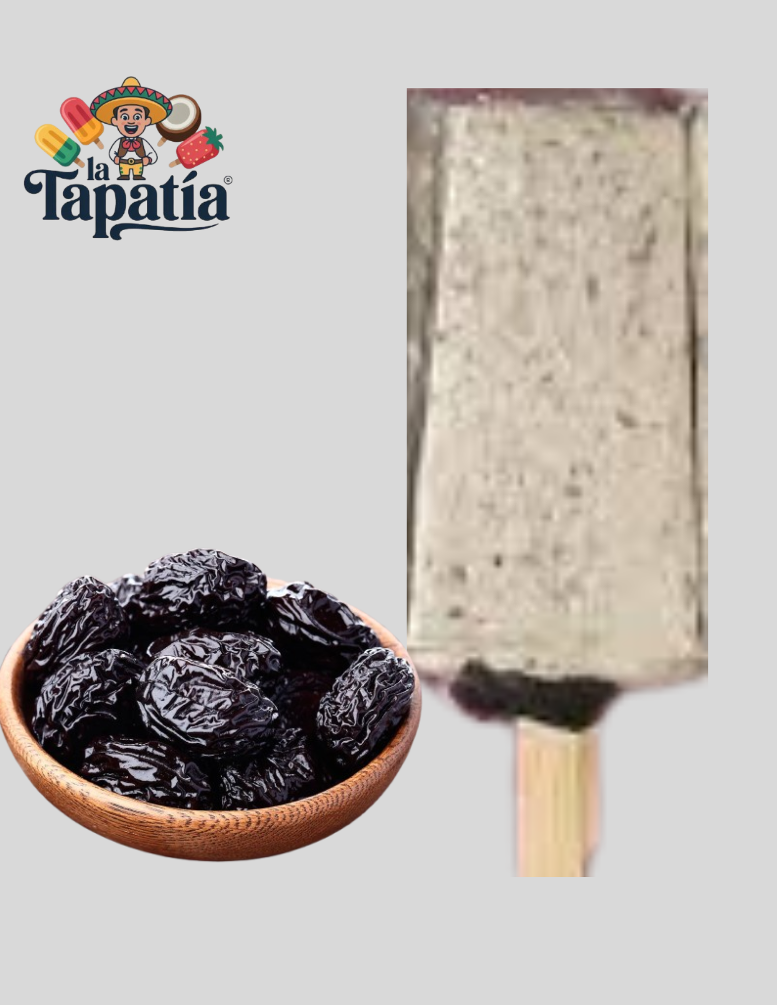 Paleta de ciruela pasas