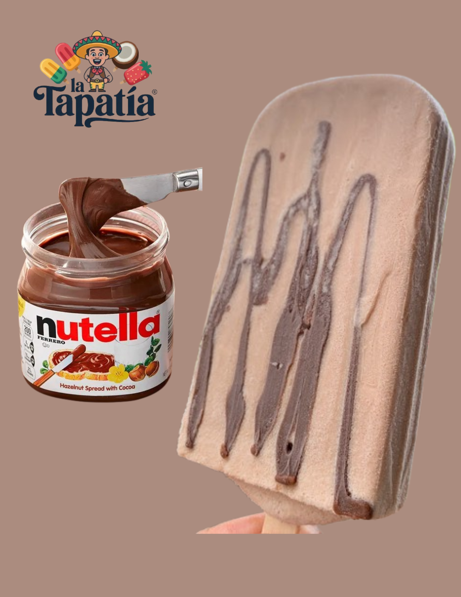 Paleta de Nutella